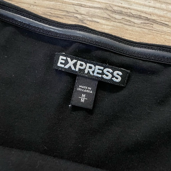 Strapless, Mini Black Dress (M) - Picture 2 of 4